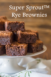 Super Sprout Rye Brownie Recipe