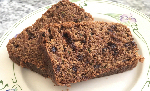 Chocolate Chip Zucchini Einkorn Bread